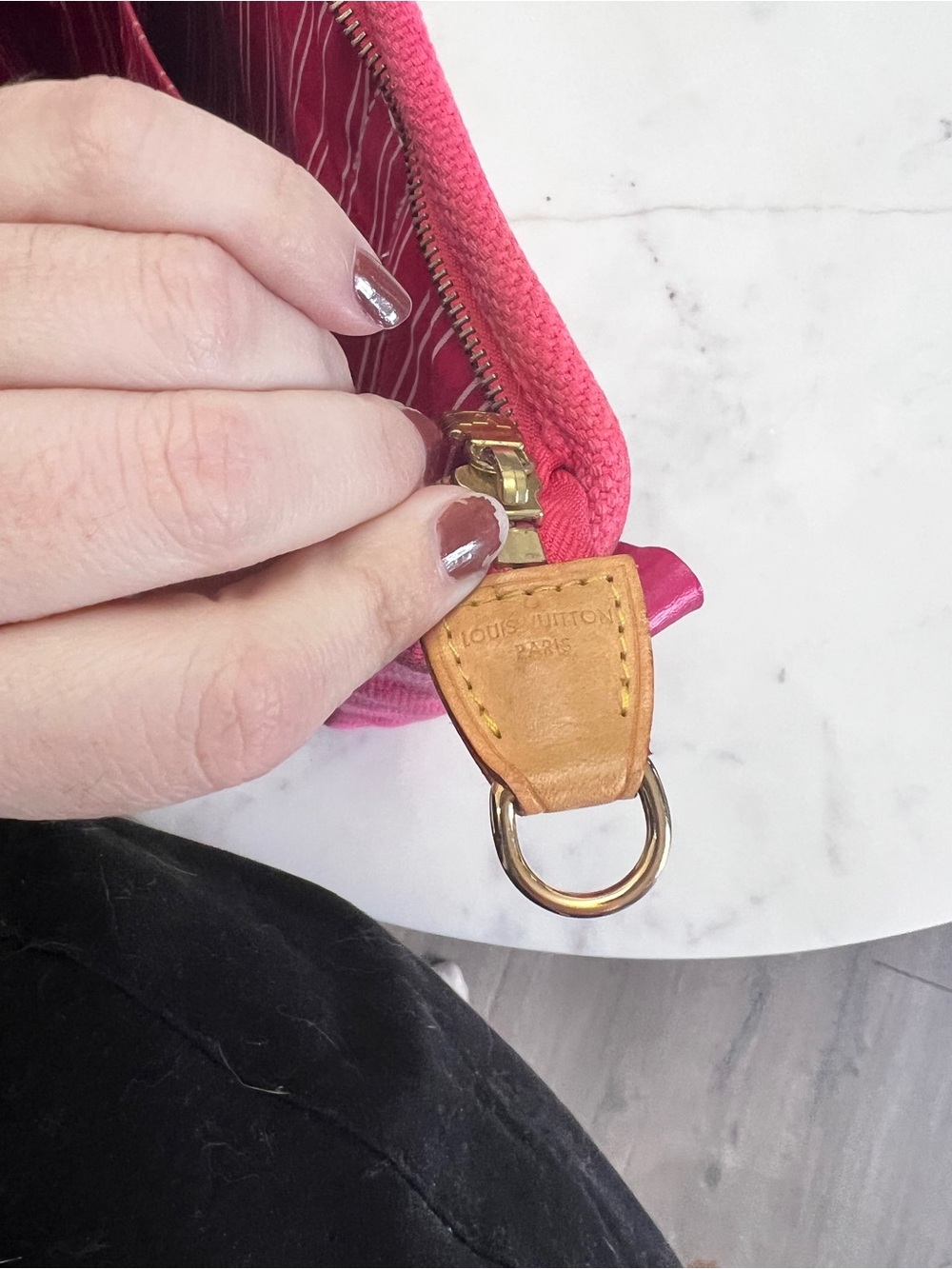 Louis Vuitton Antigua Cabas MM bag - poor condition, amateurly converted - Picture 14 of 16